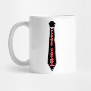 Klaatu Barada Necktie Mug